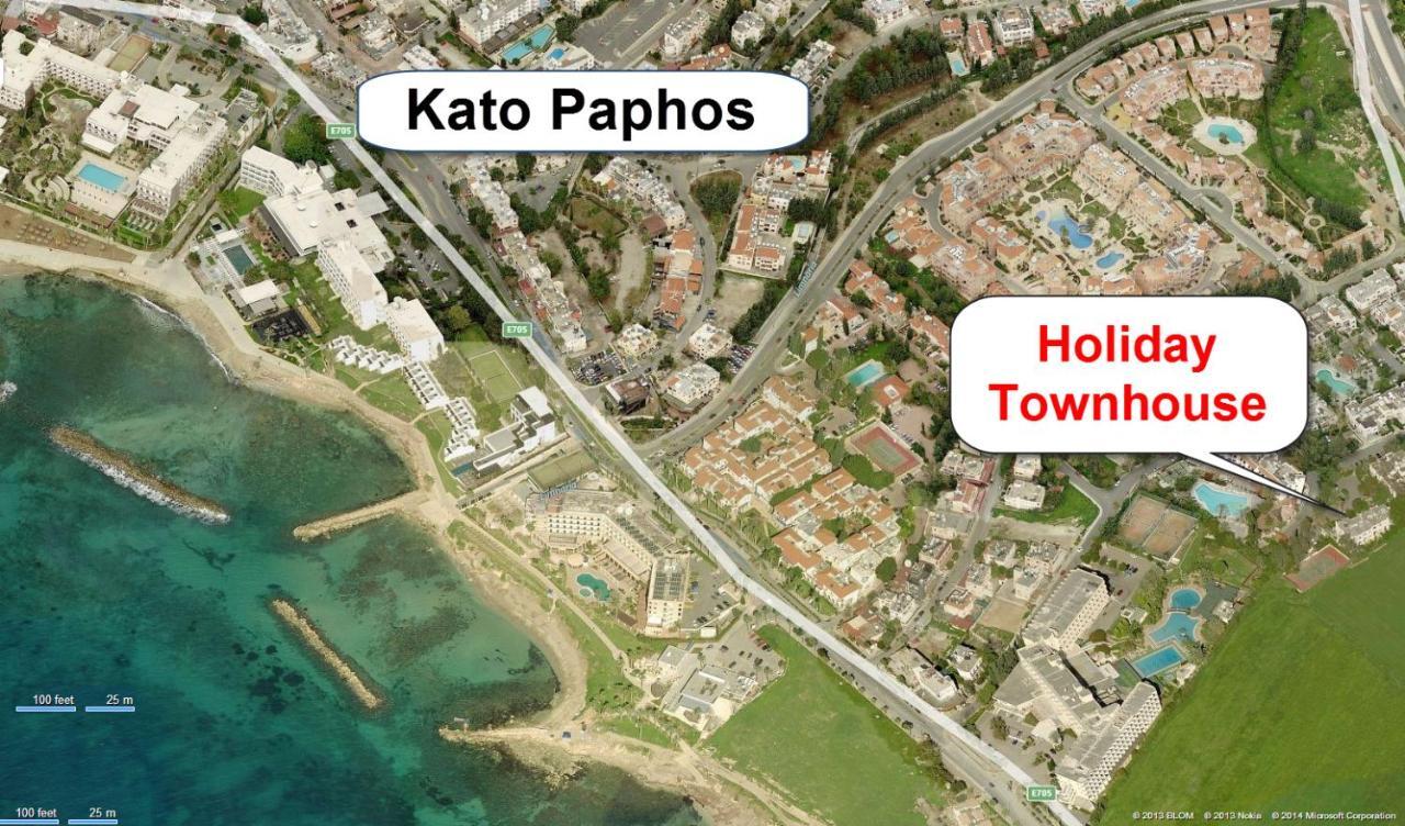 2 Bedroom Townhouse, Close To Paphos Harbour, Use Of Onsite Facilities Eksteriør billede